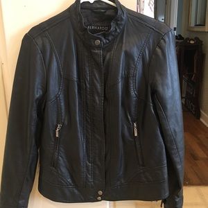 Medium women’s Bernardo vegan leather jacket
